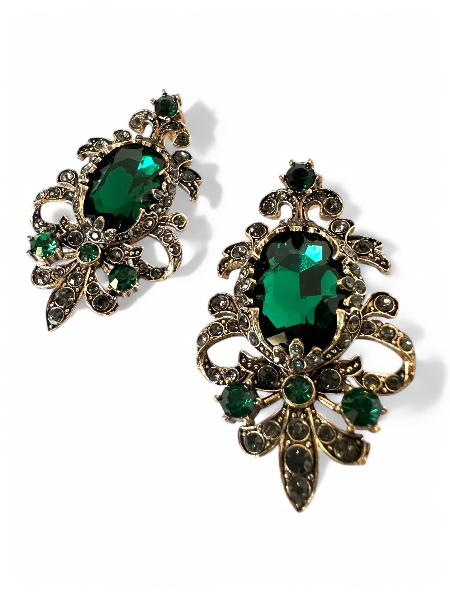 Ayna Yeşil Küpeler