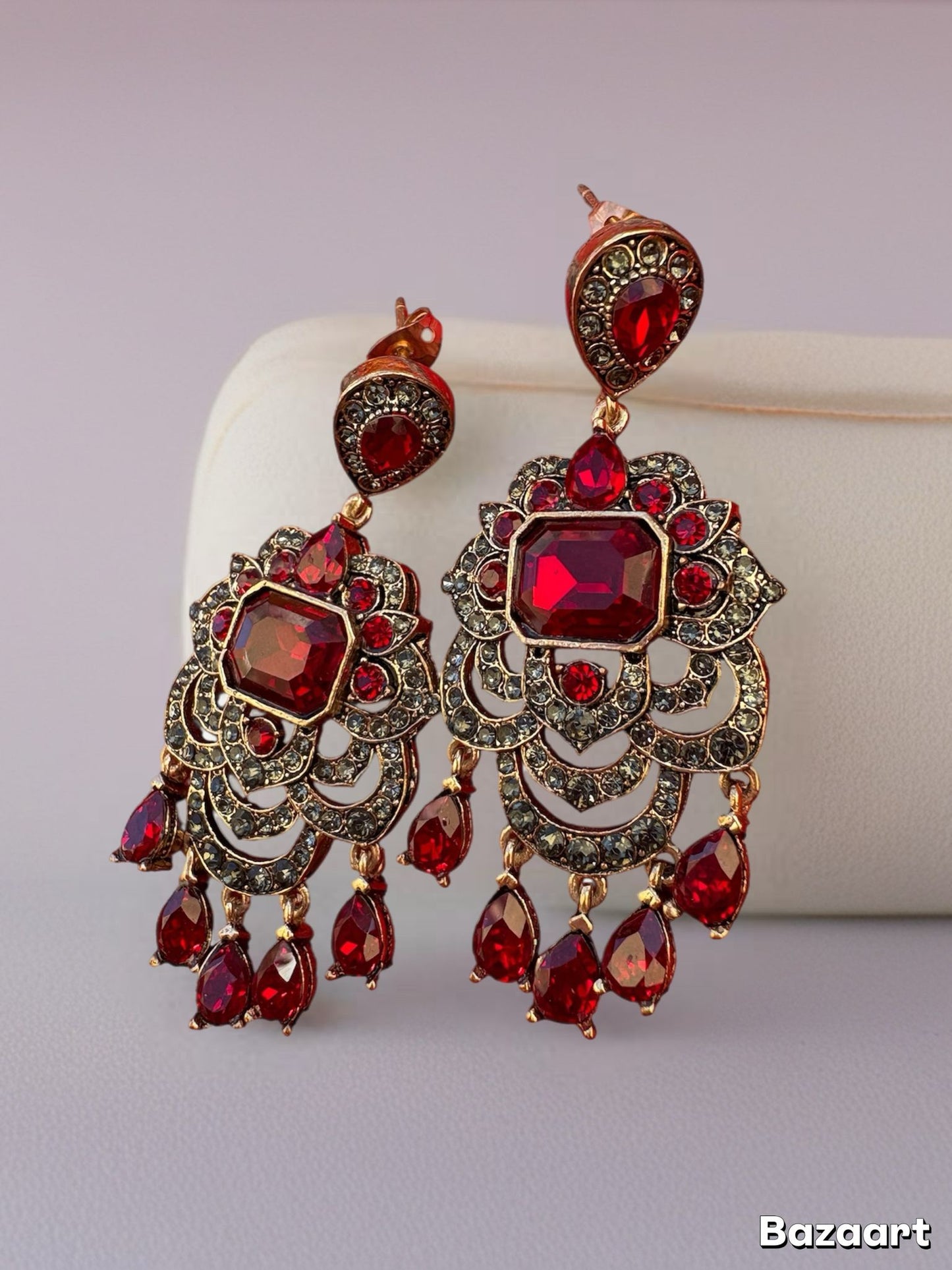 Lilith Red Earrings