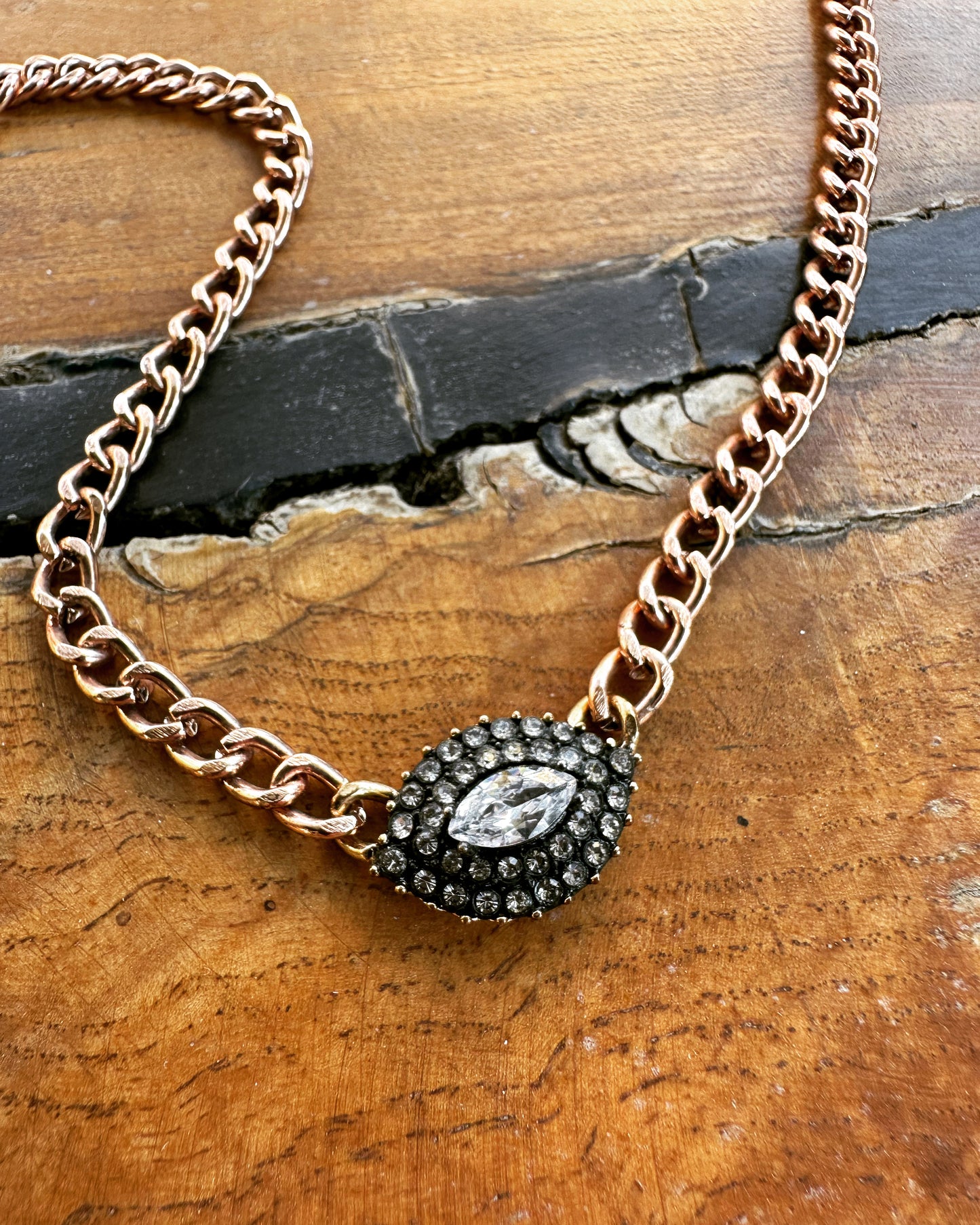 Vintage Göz Kolyesi