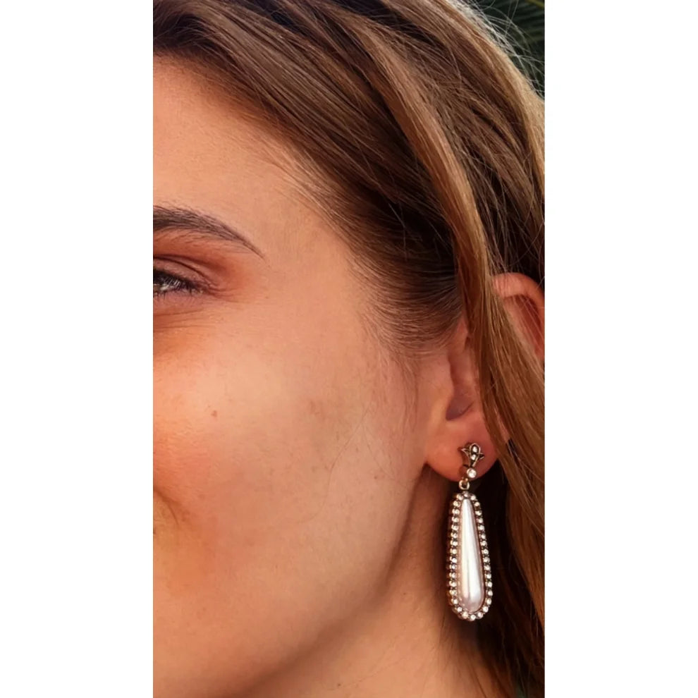 Vintage İnci Küpeler