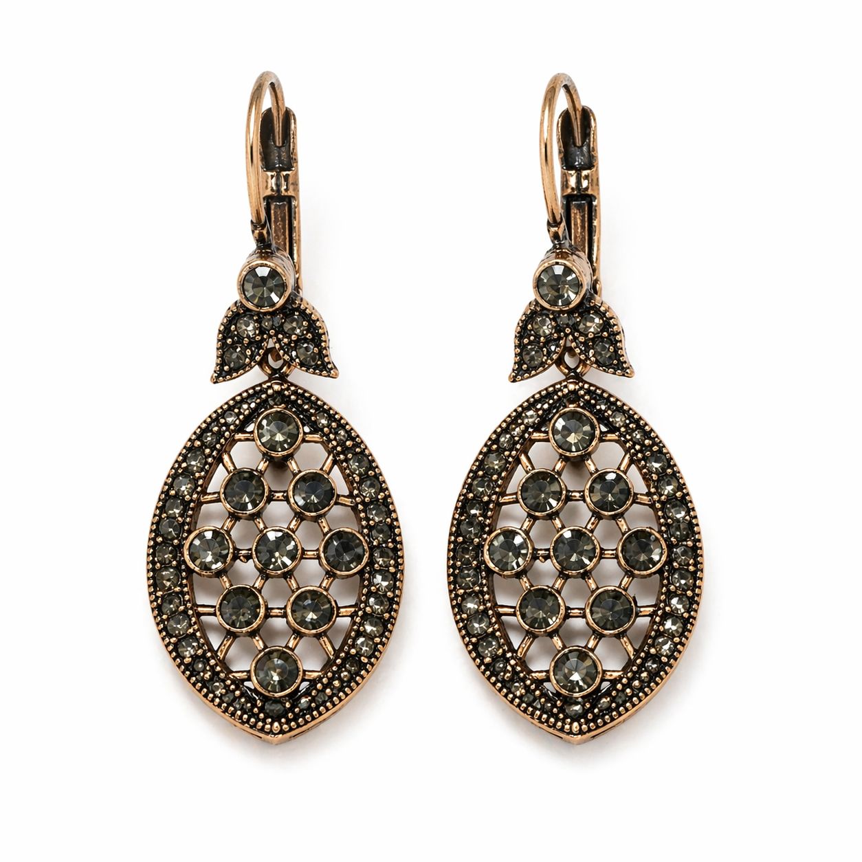 Nizan Black Earrings