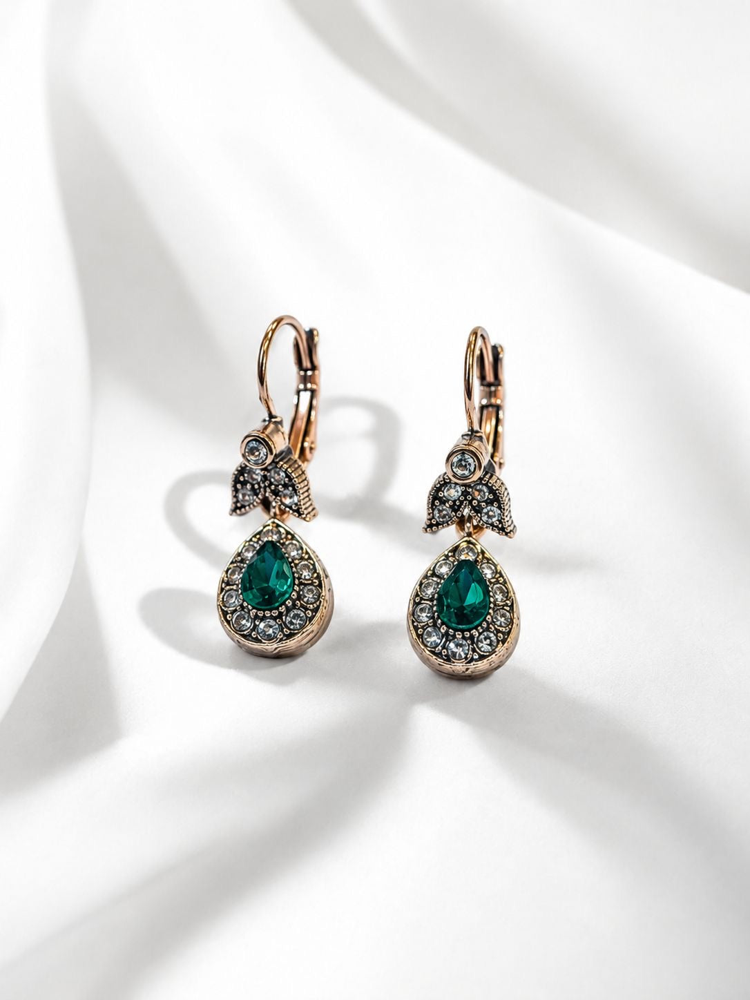 Muse Green Earrings