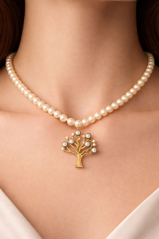 Life of Tree Pearl Necklace