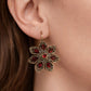 Red Bloom Earrings