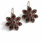 Red Bloom Earrings