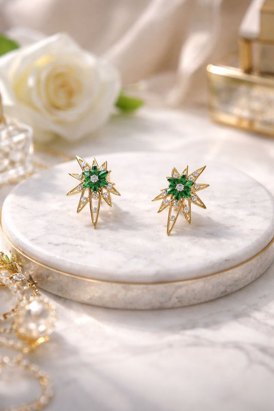 Emerald Nova Earrings