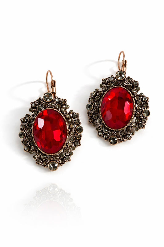 Imperial Ruby Earrings