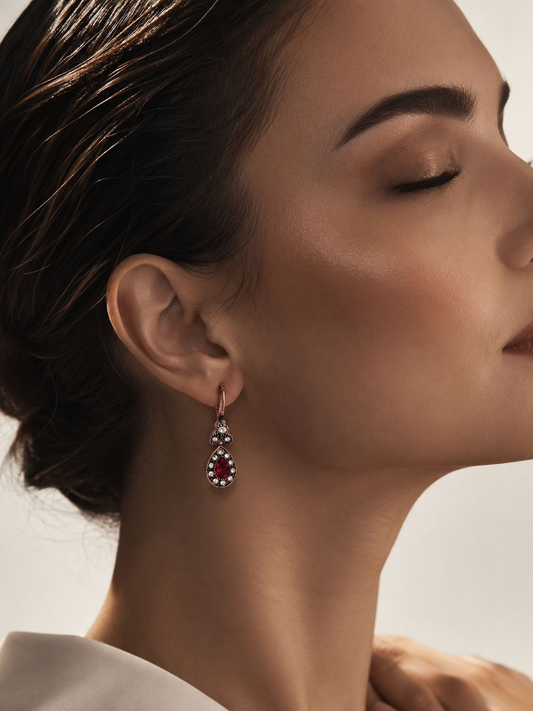 Muse Red Earrings
