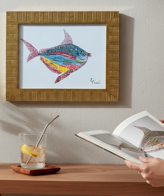 Suluboya Tablo “ay balığı”