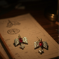 Anka Red Earrings