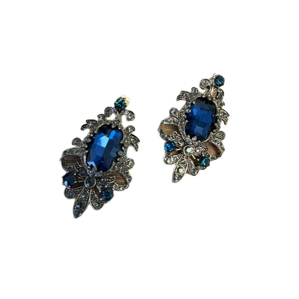 Mirror Blue Earrings