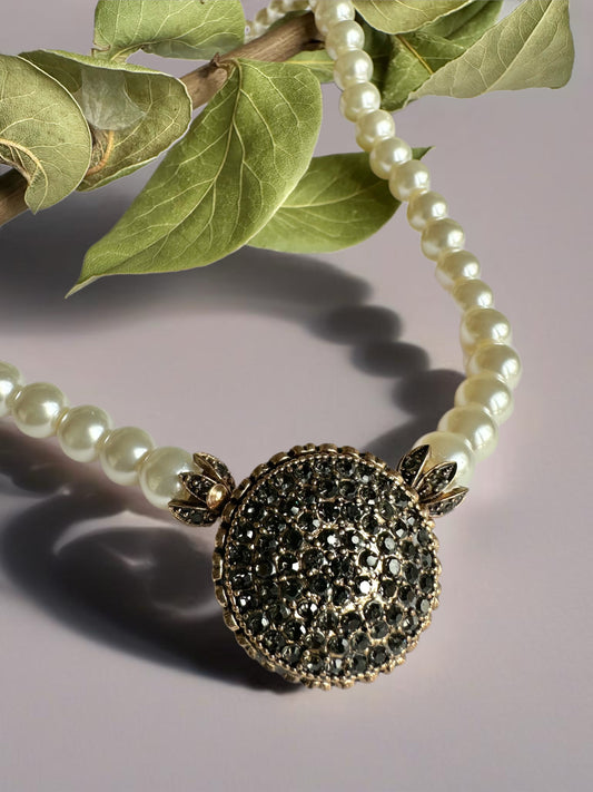 İnci Dünyası Kristal Kolye 