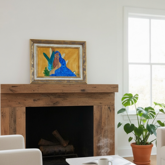 Trajedi Tablo “mor saçlı kadın”