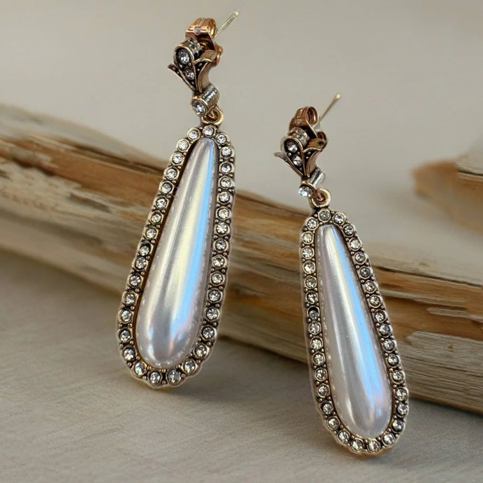 Vintage İnci Küpeler